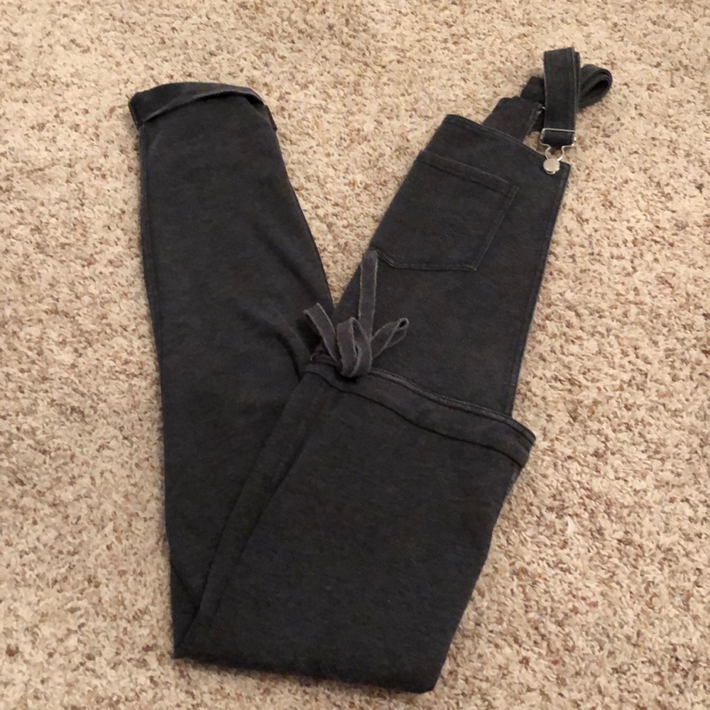 Zsupply Grey Sweatpant Overalls